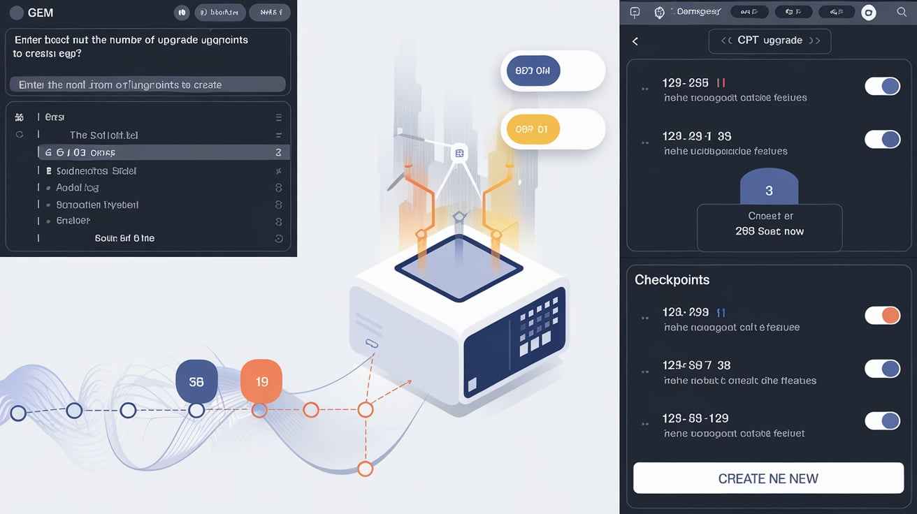 how to use cpt upgrade in gem5