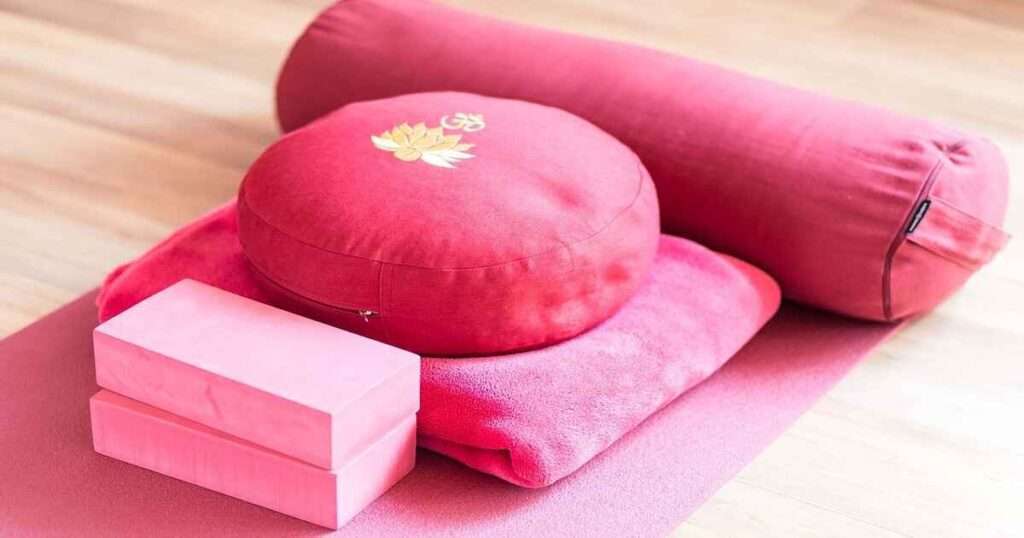 nine yoga blocks that are 3 meters in length
